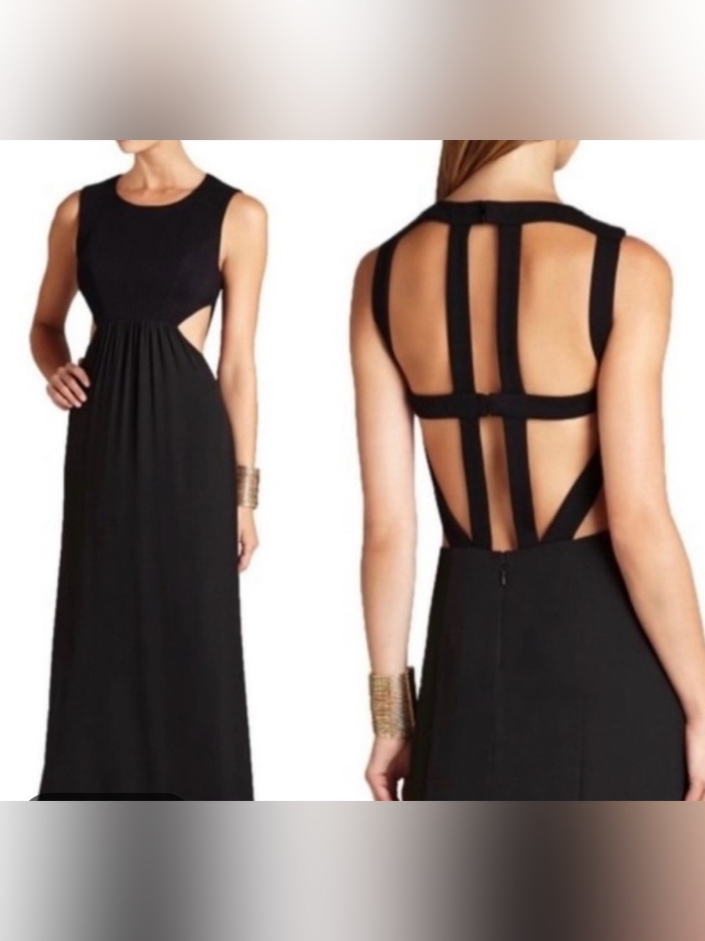 Stunning! Elegant cutout long dress - BCBGMaxAzria